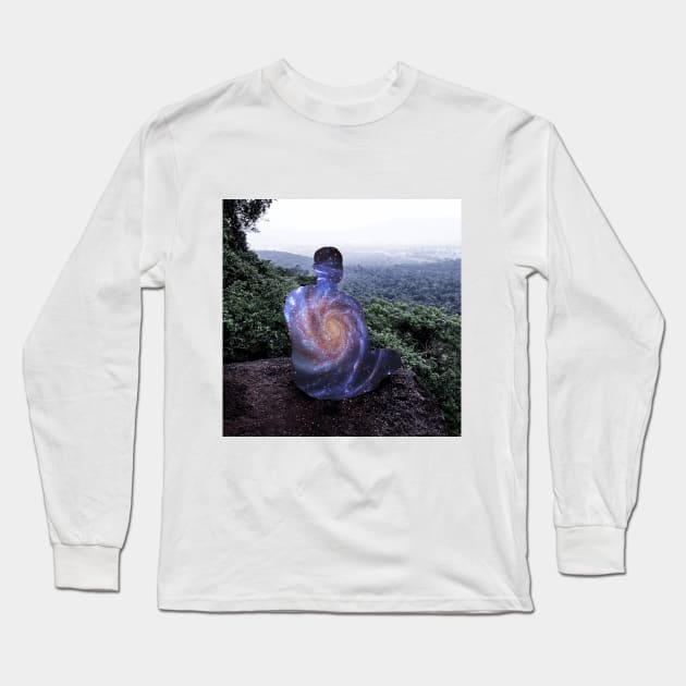 To Sit Long Sleeve T-Shirt by BrokenBuddha